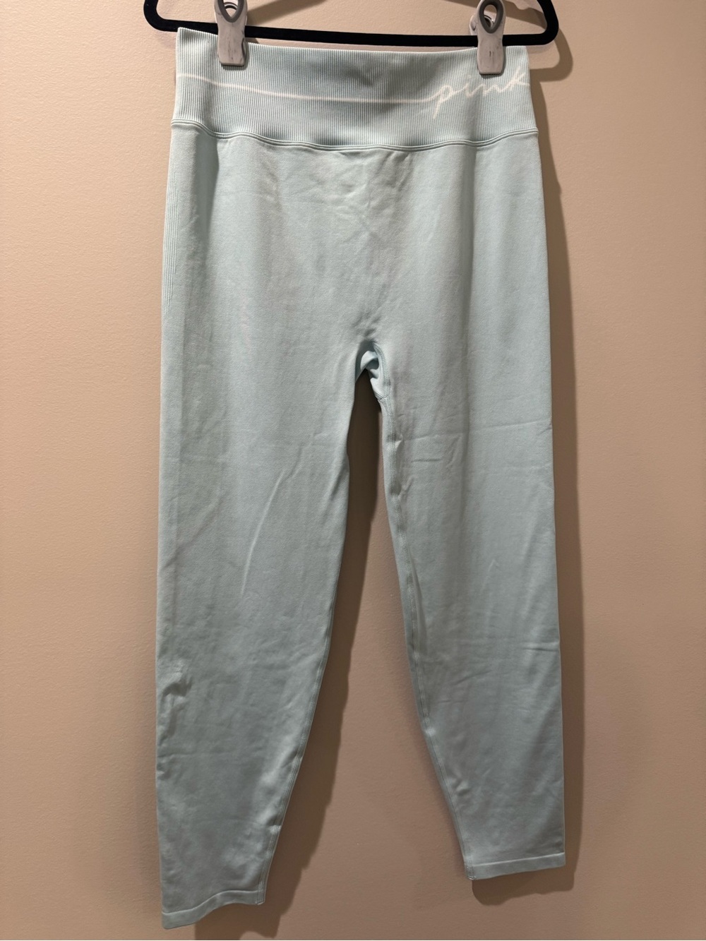 VS PINK Active Mint Green Seamless Booty Contour High Waist Leggings XL